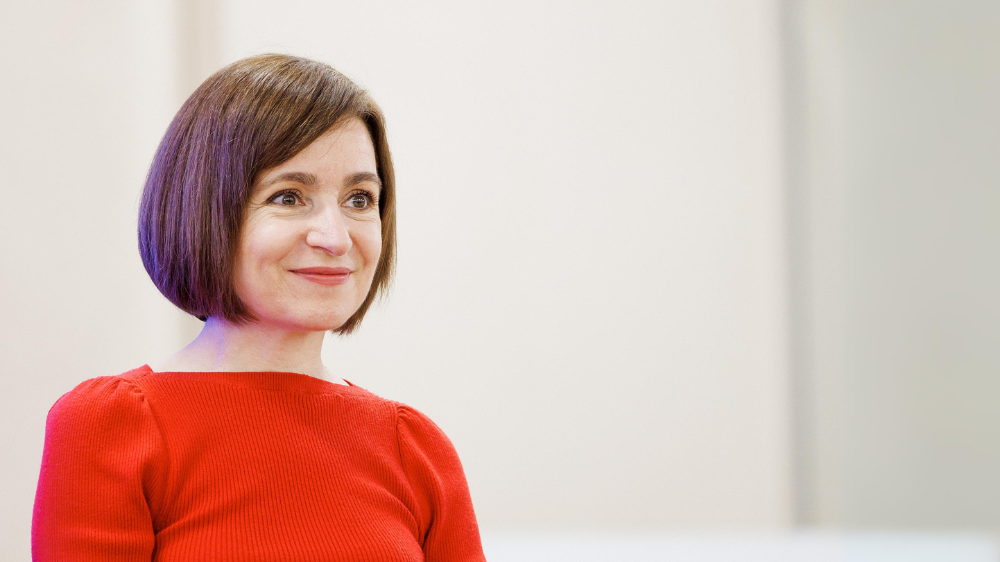 Maia Sandu, President of Moldova. 